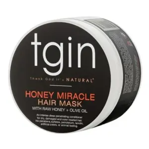 Thank GOD It's NATURAL (tgin) Honey Miracle Hair Mask Deep Conditioner | 12 Ounce | 2 Pack