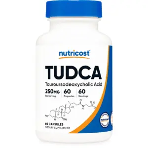 Nutricost Tudca 250mg | 60 Capsules (Tauroursodeoxycholic Acid) | Gluten Free | Non-GMO Supplement | 60 CAP