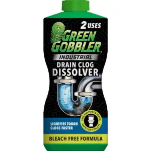 Green Gobbler Pro-Power Grease and Hair Clog Remover and Drain Opener Industrial Strength Gel | 32 Ounce | 1 Pack | Single