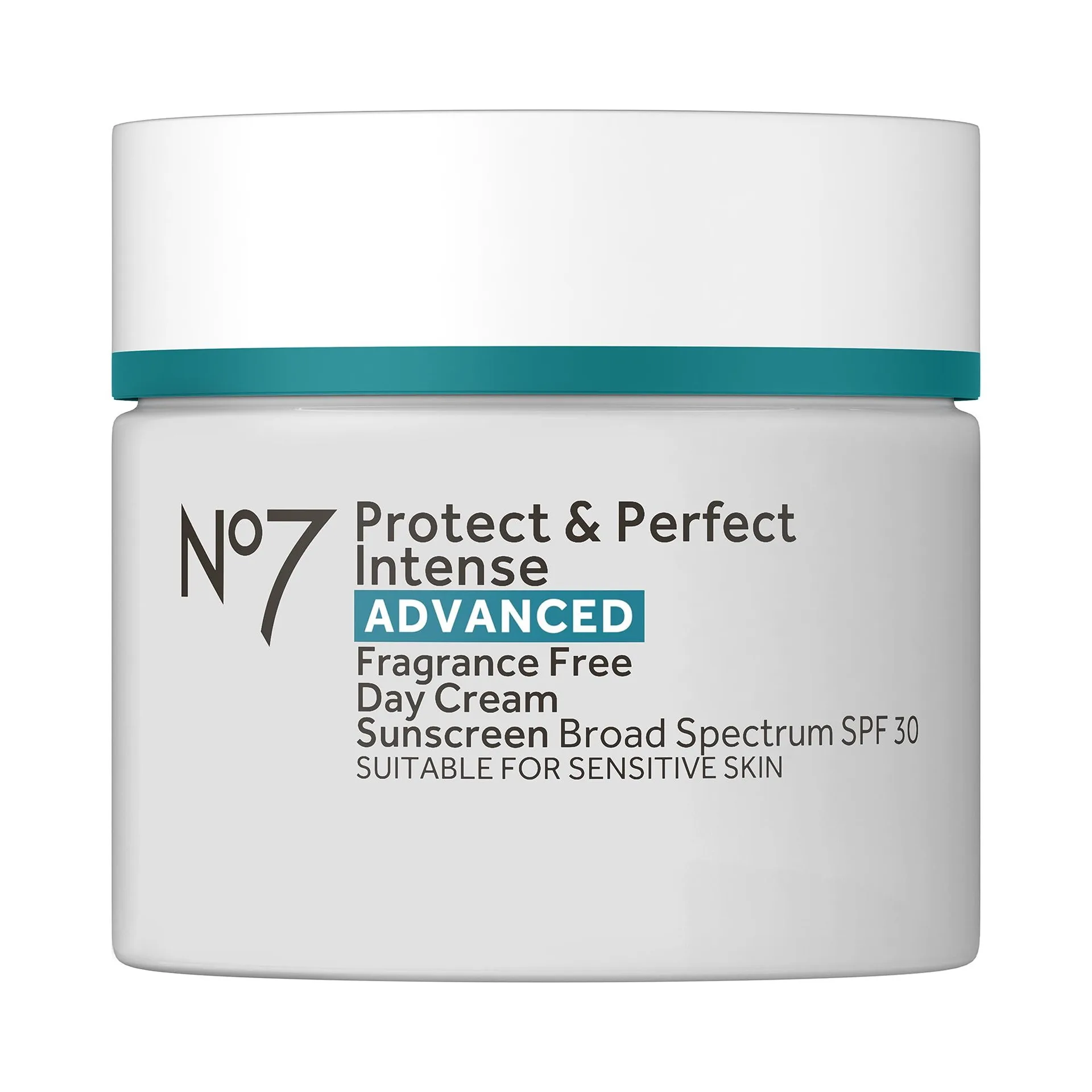 No7 Protect and Perfect Intense Advanced Fragrance Free Day Cream | All Skin Types | 1.69 fl Ounce