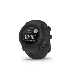 Open Box Garmin Instinct 2S Solar | Smaller-Sized GPS Outdoor Watch | Solar Charging Capabilities | Multi-GNSS Support | Trackback Routing | Graphite