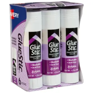 Avery Glue Stic(TM) | Purple Glue Sticks | 1.27oz | 6 Total (98071)