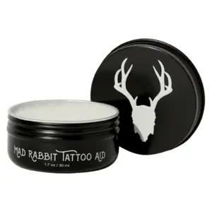 Mad Rabbit Enhance Tattoo Balm | Tattoo Aftercare Brightener and Moisturizer | Vanilla Coconut | 1.7 Ounce