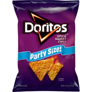 Doritos Spicy Sweet Chili Flavored Tortilla Chips 14.5 Ounce Bag