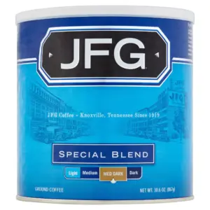 JFG Special Blend | Medium-Dark Roast | Ground Coffee | 30.6 Ounce. | Single