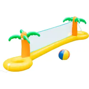 SCS Direct Inflatable Palm Tree Volleyball Inflatable Pool Game (Premium Edition)