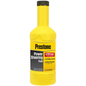 Prestone Power Steering Fluid Plus Stop Leak | 12 Ounce | Single
