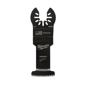 Milwaukee Tool OPEN-LOK 1-3/8 HCS Japanese Tooth PRO-CURVE Hardwood Multi-Tool Blades 3PK (Premium Edition)