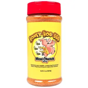 Meat Church Honey Hog BBQ Rub Seasoning 14oz Bottle Southern Flavor No Msg 55258 (Premium Edition)