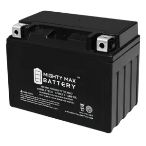 YTZ10S -12 Volt 8.6 AH | 190 CCA | Rechargeable Maintenance Free SLA AGM Motorcycle Battery | Single
