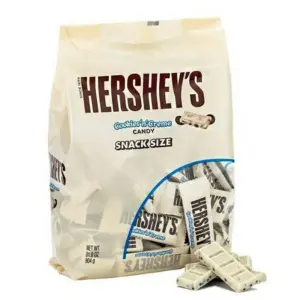 Hershey,S Cookies ,N | Creme Snack Size Bars | White Milk Chocolate Candy Bars | Bulk Pack 4 Pounds