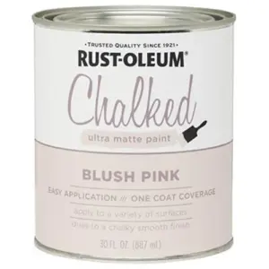 2 Pack | Blush Pink | Rust-Oleum Chalked Ultra Matte Interior Paint | 30 Ounce
