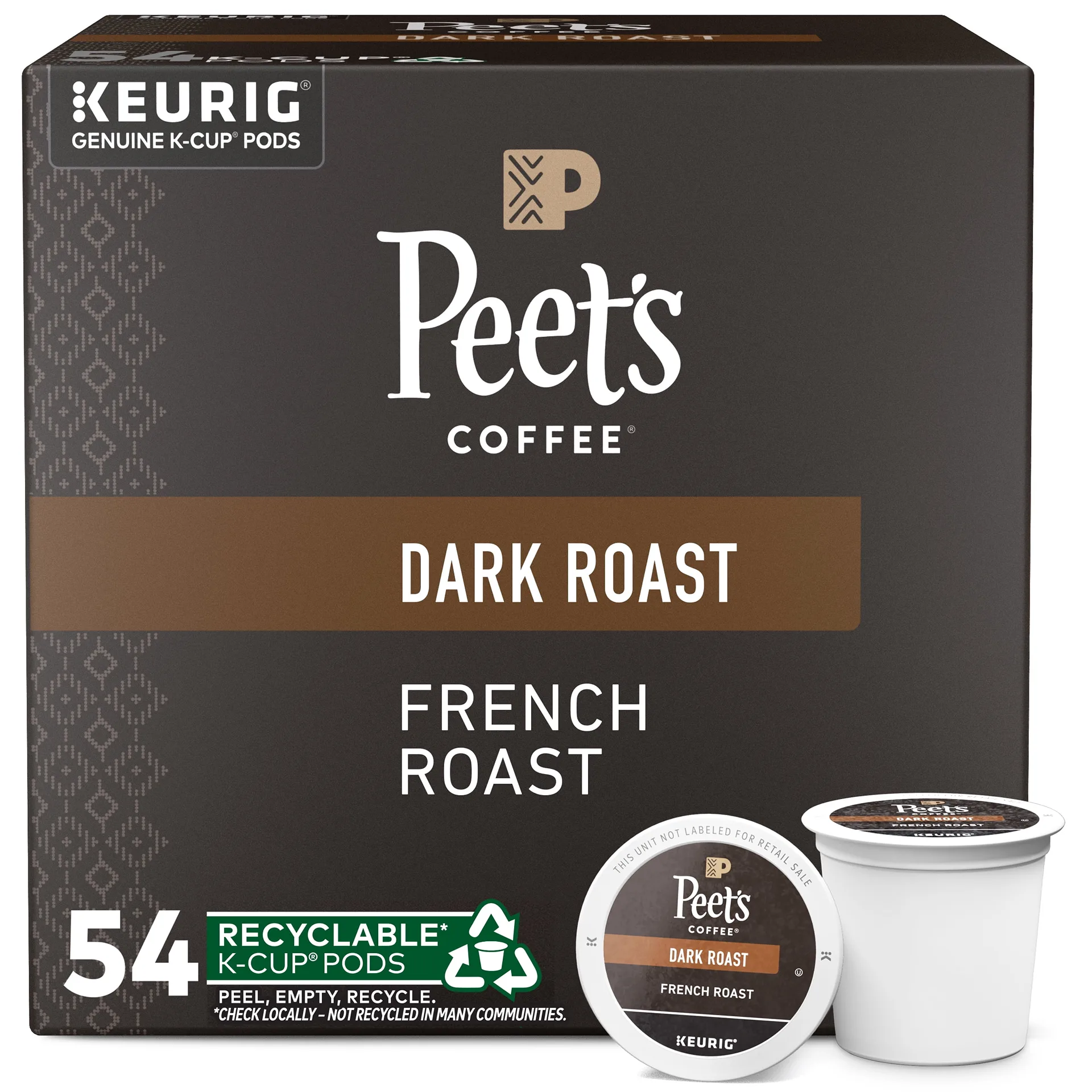 2X | Peet's Big Bang Medium Roast Coffee | Keurig K-Cup Pods | 48ct