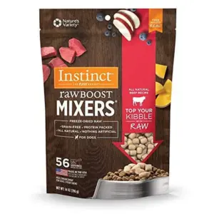 Instinct Raw Boost Mixers Freeze Dried Raw Dog Food Topper | Grain Free 14 Ounce (Pack of 1)