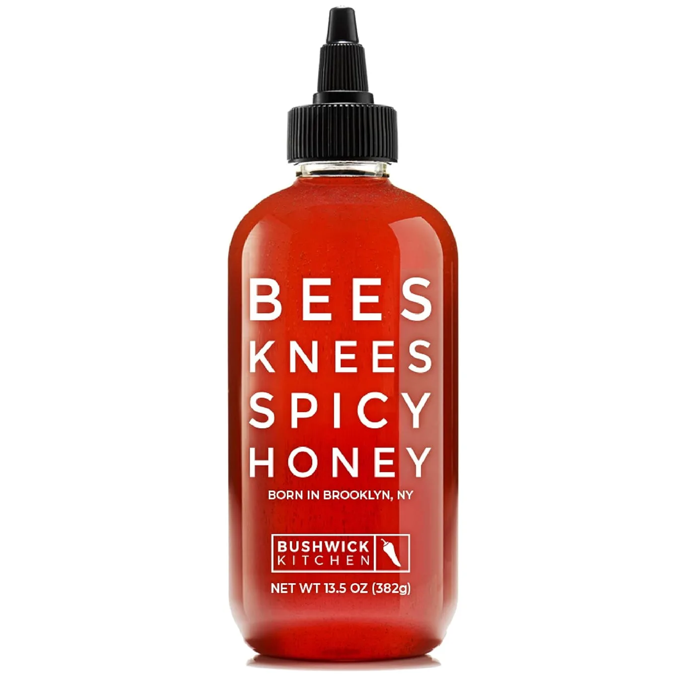 Bees Knees Spicy Honey | 12.5 Ounce | Pure Honey Infused with Oleoresin Habanero Peppers | Gluten Free
