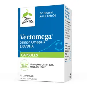 Terry Naturally Vectomega | 60 Capsules | Omega-3 from Salmon