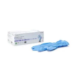 McKesson Confiderm Nitrile Exam Gloves | Powder-Free | Chemo Safe | Medium | 100 Count | 1 Box | M