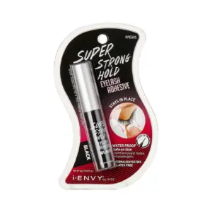 Kiss i-Envy Waterproof Super Strong Hold Brush-On Eyelash Adhesive | Black