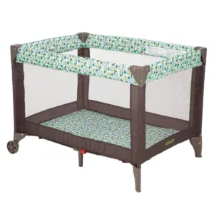 Cosco Kids Funsport Portable Compact Baby Play Yard | Elephant Squares