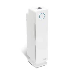 GermGuardian 870 Sq. ft HEPA Pure Filter Tower Air Purifier with UV-C | AC5350W | White