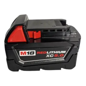 Milwaukee 48-11-1850 M18 REDLITHIUM XC 5.0Ah Battery Pack 18V Lithium-Ion Rechargeable Power Tool Battery (Premium Edition)