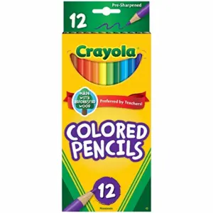 Crayola Colored Pencils | Assorted Colors | Pre-Sharpened | Adult Coloring | 24 Count