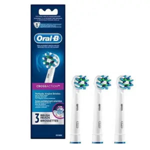 Oral-B Professional Cross Action Replacement Brush Heads | 3 Pack | EB50-3