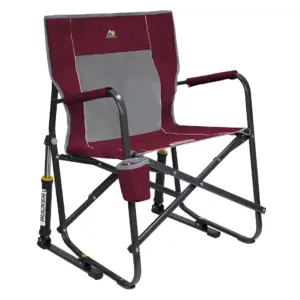GCI Outdoor Freestyle Rocker Foldable Rocking Camp Chair | Cinnamon