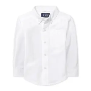 The Children's Place Toddler Boy's Long Sleeve Oxford (Premium Edition)