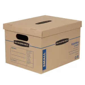 Bankers Box SmoothMove Classic Moving Boxes | Small 20pk | Kraft Brown | 20 / Carton (Quantity)