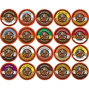 Crazy Cups | Flavored Coffee K-Cups Variety Pack Sampler | 20 Ct
