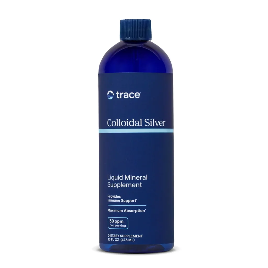 Trace Minerals Colloidal Silver | Liquid Mineral Supplement with Super-Oxygenated Colloidal Silver | Immunity and Overall Health Support | Highly Absorbable Supplement | 16 fl Ounce (About 48 Servings)