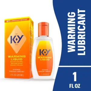 K-Y Warming Lube | Glycerin Based Sensorial Personal Lubricant For Couples & Sexual Wellness,1 fl Ounce
