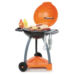 Little Tikes Sizzle & Serve Toy Grill with Pretend Food & Condiments