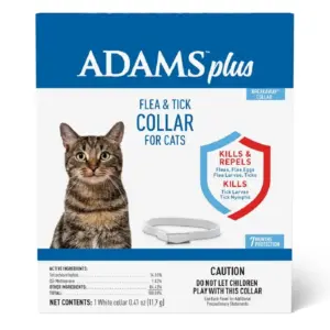 1 count Adams Plus Flea & Tick Collar for Cats