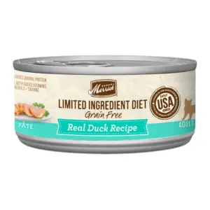 Merrick Limited Ingredient Diet | Duck | Wet Cat Food | 5 Ounce Cans | 24 Pack