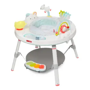 Skip Hop Baby Activity Center: Interactive Play Center with 3-Stage Grow-with-Me Functionality | 4mo+ | Silver Lining Cloud