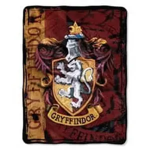 Warner Bros Harry Potter Throw | Battle Flag | 46x60 | Micro Raschel | 100% Polyester | 1 Each