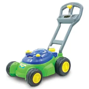 Maxx Bubbles Deluxe Bubble Lawn Mower Toy Includes 4oz Bubble Solution | Outdoor Bubble Machine for Kids | Easy to Use | No Batteries Required Red Sunny Days Entertainmen