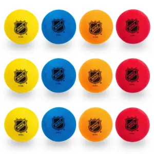 Franklin Sports NHL Foam Mini Hockey balls-12 Pack (Premium Edition)