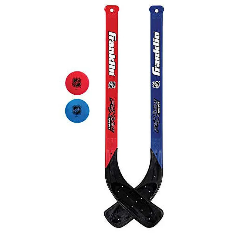 Franklin Sports NHL Flexplay 2-Player Mini Stick & Ball Set