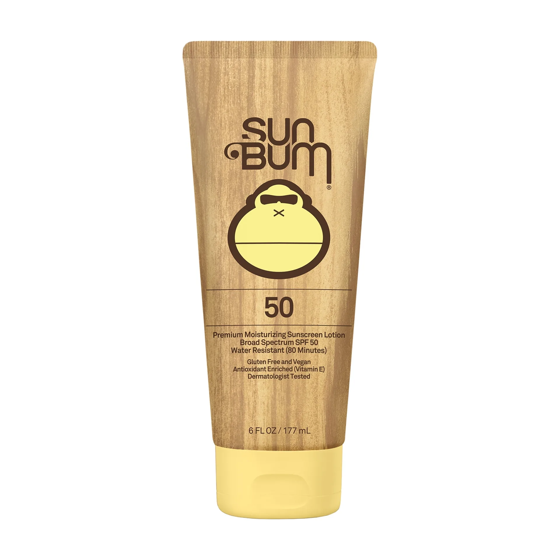 Sun Bum Premium Moisturizing Sunscreen Lotion | Original | SPF 50 | 6 Ounce