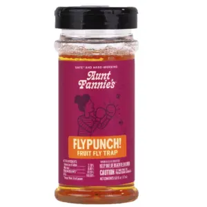 Aunt Fannie's FlyPunch! Fruit Fly Trap for Indoor Use | 6 Ounce | Single