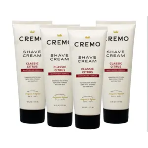 Cremo Cream Shave Cream 6 Ounce (Pack of 4)