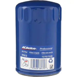 ACDelco Original Equipment PF63 Professional Engine Oil Filter 4.78 Height 3.16 Width 3.16 Length | Single