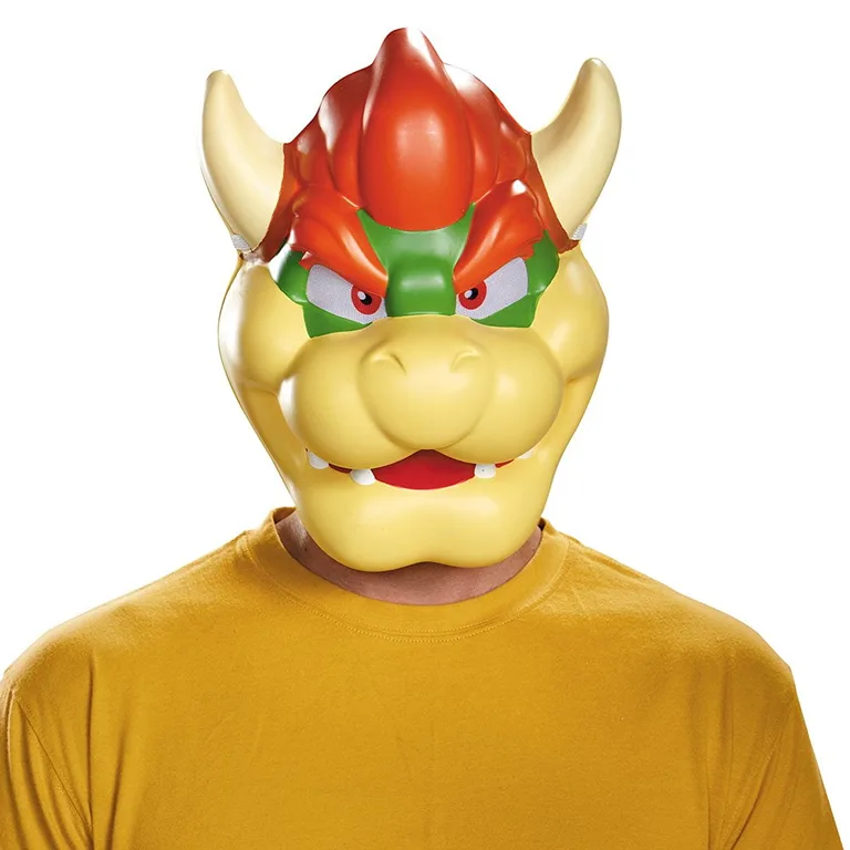 Nintendo Super Mario Bros Bowser Costume Mask Adult | One Size