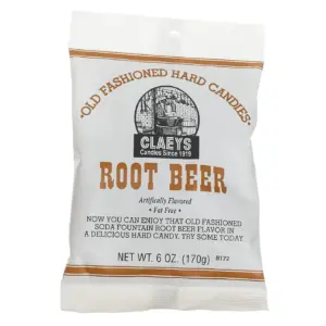 Claey's Fat-Free Old Fashioned Root Beer Hard Candies | 6 Ounce