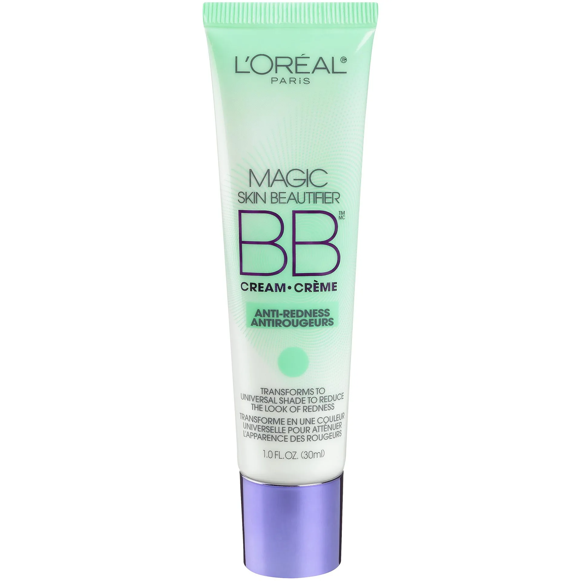 L'Oreal Paris Magic Face Makeup Anti Redness BB Cream | 1 fl Ounce | Single