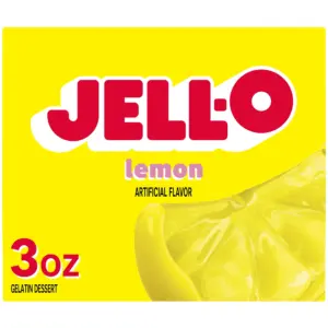 Jell-O Lemon Gelatin Dessert Mix | 3 Ounce Box