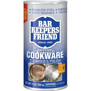 Bar Keeper's Friend COOKWARE CLEANER/POLISH 12 Ounce Can